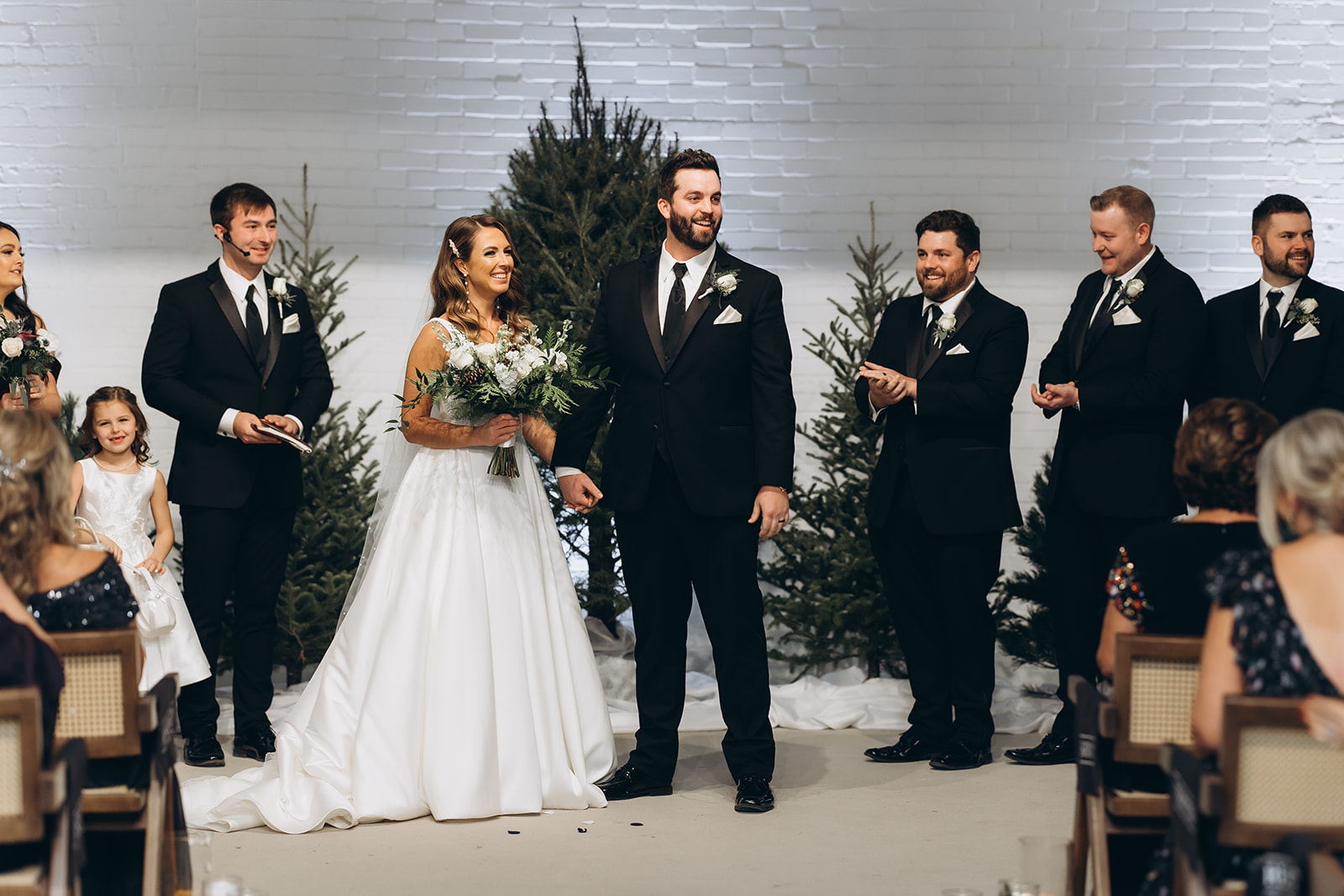 Winter Wedding in Michigan Venue